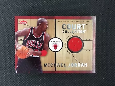 Michael Jordan Game Worn Jersey 2007-08 Fleer Missing Links Court Collection (g) • $250