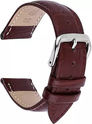 Genuine Brown Leather Watch Band 22mm Strap Men/Women Quick Release USA • $6.68
