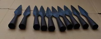 Hand Forged Viking Spear Head Medieval Weapon Replica Lance Spear (Set Of 10) • $179