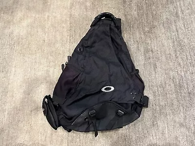 Vintage Oakley Sandbag | Sling Style Backpack | All Black Exterior | Pre-Own • $130