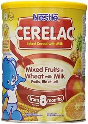 £15.79 • Buy Nestle CERELAC Wheat Based Baby Food Cereal With Mixed Fruit And Milk, 7 Just No