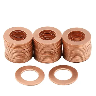 5pcs Copper Washer O-Ring Gasket Seal Ring Oil Gasket M4-M24 #B1 • $5