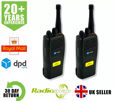 Tait Tp8110 Vhf 136-174mhz 5 Watt Waterproof Walkie Talkie Two Way Radios X 2 • £199.95