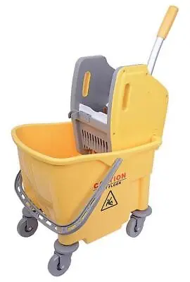 25L Buffalo Kentucky Mop Bucket & Wringer Yellow - 101253 - YELLOW • £114.29