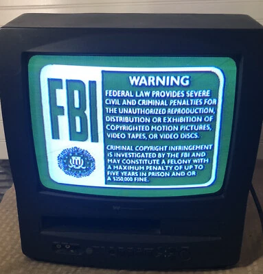 $90 • Buy Westinghouse WVT-11319 13-Inch TV/VCR Combo VHS Retro Gaming Tested Works