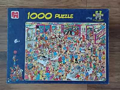 Jan Van Haasteren Happy Birthday 1000 Piece Jigsaw Puzzle • £0.99