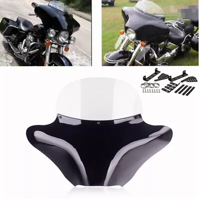 For Kawasaki Vulcan 900 VN900 VN750 VN800 VN1500 Batwing Fairing Windshield Kit • $276.99