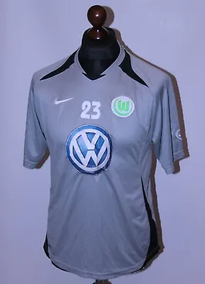 £41.99 • Buy Wolfsburg Germany Training Football Match Worn Shirt #23 Grafite Nike Size M