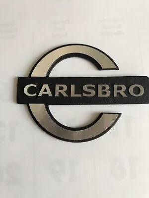 £14.99 • Buy Carlsbro Badge Guitar Combo And Head Bass Amp Original Aluminium Curly C Logo