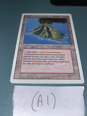 Volcanic Island Revised Edition Mtg Magic The Gathering Lightly Played Lp • $525