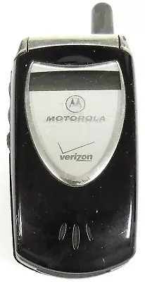 Motorola V Series V60P - Black And Silver ( Verizon ) Extremely Rare Flip Phone • $42.49