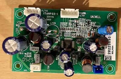 VESTEL 17AMP03-1 UNIWELL  230104 B03 9W Audio Amplifier Board For HITACHI LCD TV • £9.50