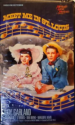 Meet Me In St Louis Judy Garland Tom Drake Vhs Clamshell 1944/1986 • $20