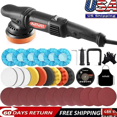 Dual Action Car Polisher DA Buffer Sander Random Orbital Polishing Waxer Kit 5  • $66.59