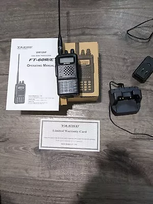 Yaesu FT-60R Dual Band Handheld Radio Transceiver • $160