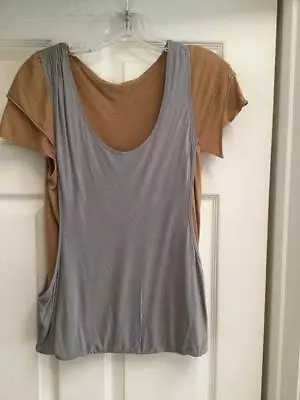 VPL Top Double Layer Shirt Sleeve Detail Size Petite Will Fit S • $18