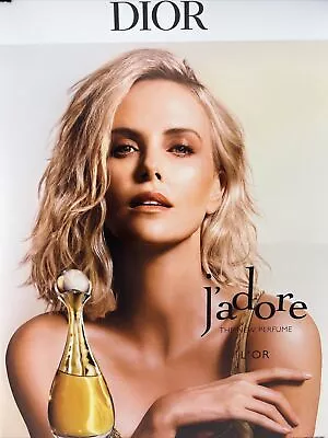 Christian Dior Lightbox Poster Jadore Perfume ￼ L’OR  22” X 28” • $34.95