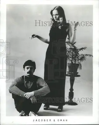 1974 Press Photo Jacober & Oman American Singing Duo - RSC04251 • $19.99