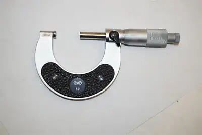 NEW  Mahr GERMANY 1-2  Micrometer 0.0001  GRAD With Carbide Faces • $175