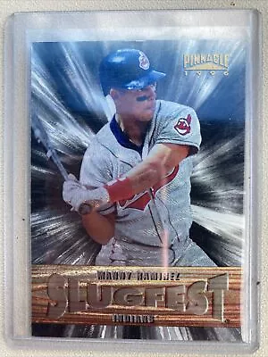 1996 Pinnacle Slugfest  Manny Ramirez #13 Cleveland Indians • $3