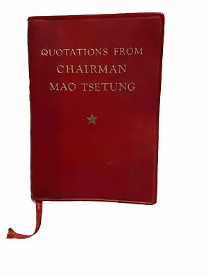 Quotations From Chairman Mao Tse-Tung - 1967 2nd Edition Little Red Book English • $60