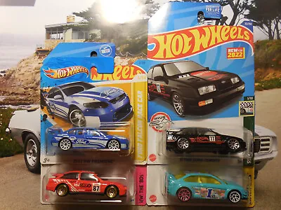 Hot Wheels Ford RALLY RACING LOT 4 FALCON 08 FOCUS  SIERRA COSWORTH FREE SHIP • $23.45
