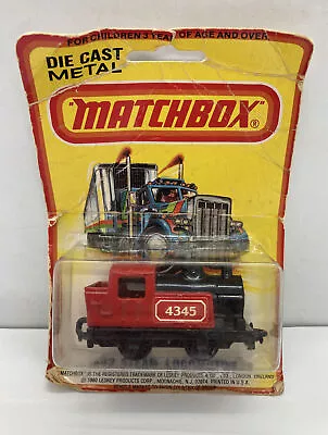 Matchbox MOC 1978 Steam Locomotive England No. 43 Vintage Damaged Card • $9.36