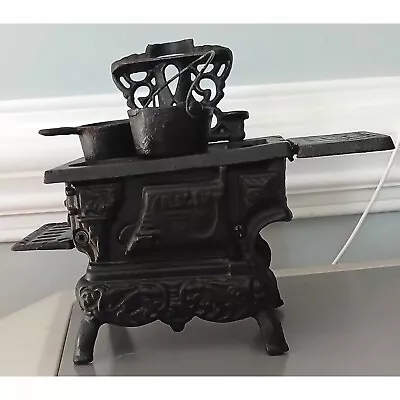 Vintage Crescent Miniature Cast Iron Stove • $45