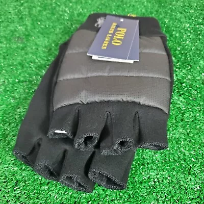 Polo Ralph Lauren Men's Black Ribbed Wool Fingerless Gloves Large New • $29.95
