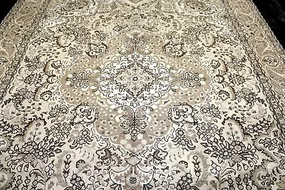 10X13 1940's MUSEUM MASTERPIECE ANTIQUE HAND KNOTTED VEGETABLE DYE TABRIZZ RUG • $0.99