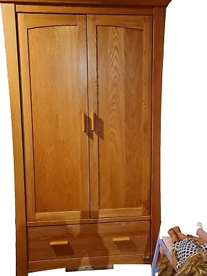 ****mamas And Papas Ocean Solid Oak Wardrobe And Single Drawer!!!**** • £150