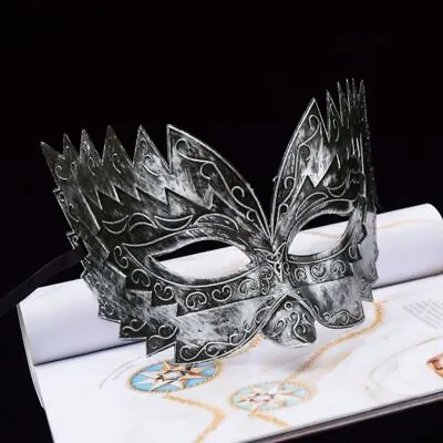 Men Masquerade Mask Adjustable Phantom Opera Eyemask New Roman Soldier Mask • £4