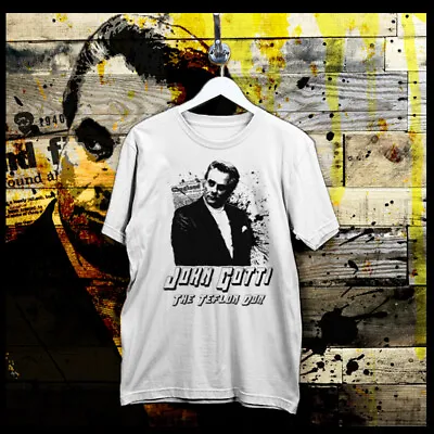 Gangster T-shirt Mob Life John Gotti Al Capone Dillinger Luciano Teflon Don Tee • $19.99