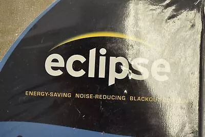 Eclipse Plush Solid Thermal Blackout Window Curtain Panel Samara 42  X 63  • $14.99