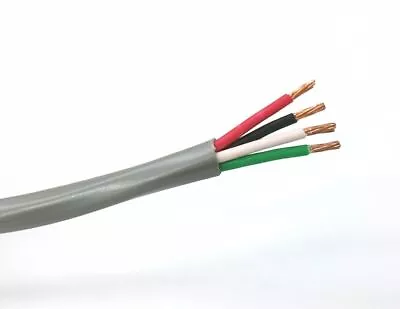 25ft West Penn Wire 244 - 4 Conductor 18 Gauge Unshielded CMR Installation Cable • $10.95