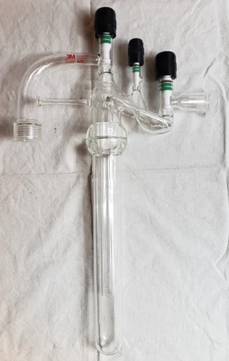 $599 • Buy Vacuum Cold Trap / Manifold , Glass / Pyrex , For Schlenk Setup , 3M , + Valves