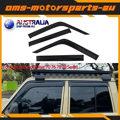 4Pcs Luxury Weathershields Weather Shield Fit For Toyota LandCruiser 70 76 78 79 • $38.99