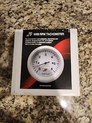 New MERCURY Mercruiser Gauge-Tach 0-6000 FREE SHIP • $83.40