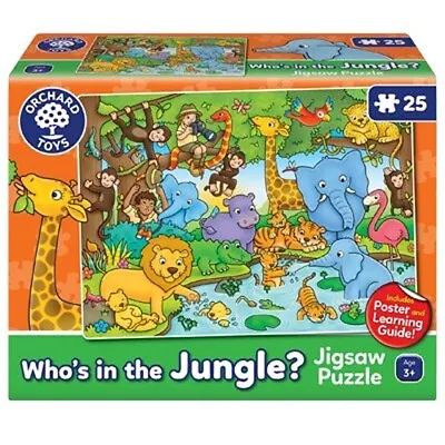 £9.99 • Buy Orchard Who's In The Jungle Jigsaw New 2022