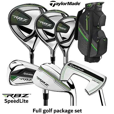 £89 • Buy Taylormade Rbz Speedlite Set Mens Full Golf Set Option Golf Bag ** In Stock **