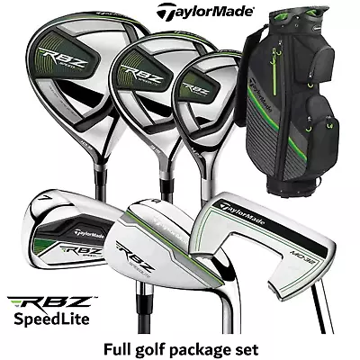 £89 • Buy Taylormade Rbz Speedlite Set Mens Full Golf Set Option Golf Bag ** In Stock **