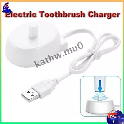 USB Plug Electric Toothbrush Charger Dock For Braun Oral B Charging Base AUS • $11.79