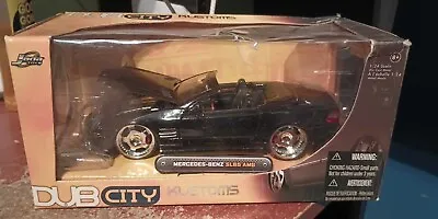 Jada Dub City Kustoms Mercedes-Benz SL65 AMG - BLACK  - USED - 2007 1:24 Scale • $40.49