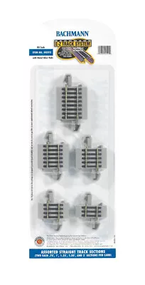 Bachmann 44592 EZ-Track Connector Assortment Straight Track Section (10) HO Scle • $35.89