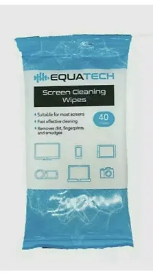 £2.99 • Buy 40 X Screen Cleaning Wet Wipes Laptop LED LCD TV Computer IPad Monitor Cleaner