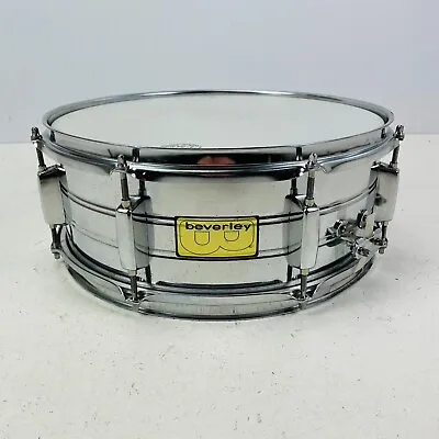 14  X 5.5  Beverley Venue Snare Drum | 8 Lug | Chrome Over Steel | #5366 • $61.88