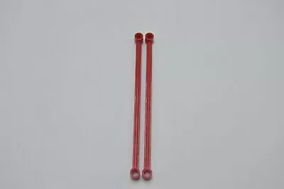 LEGO 2 X Crane Axis Brace Cross BAR Red Technic Link 1x16 2637 • $5.51