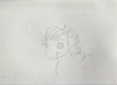 1980's MY LITTLE PONY Animation 12.5x10.5  Pencil Drawing 200-11A P11 Notebook • $15.25