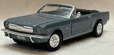 1964 Mustang Convertible 1:24 Scale Diecast Model In Light Blue By Motormax • $15