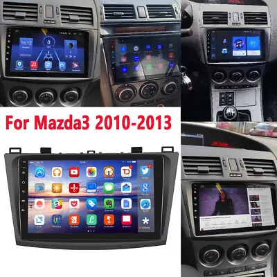 For Mazda 3 2010-2013 Android 11 4-Core Car GPS Sat Navi Stereo Radio WIFI BT FM • $115.99